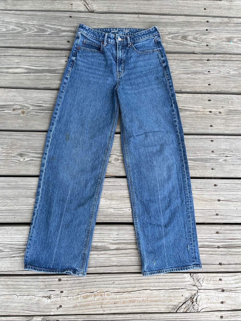 Old Navy Straight-Leg Women's Jeans in Blue Denim